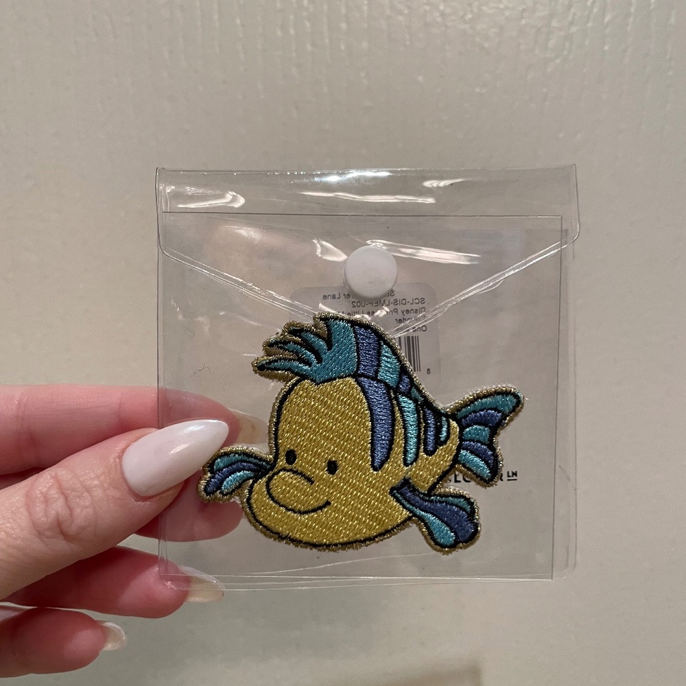 NWT Stoney Clover x Disney Flounder Patch - Picture 1 of 1